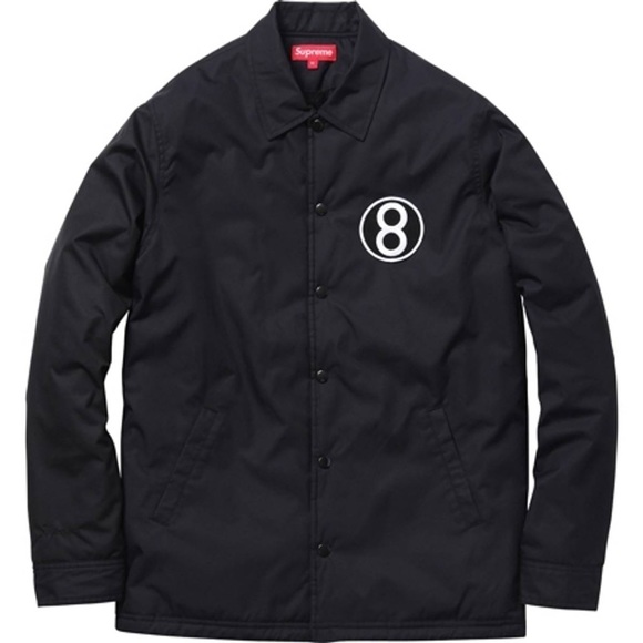 Supreme / 8 Ball Coaches Jacket/S/ナイロン/BLU SUPREME 8 ball coach jacket
